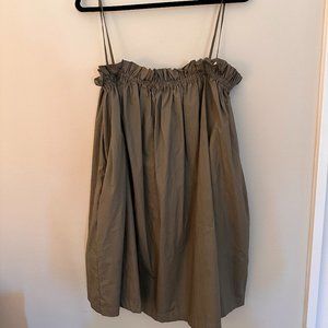 L'Academie Baby Doll Short Dress With Pockets